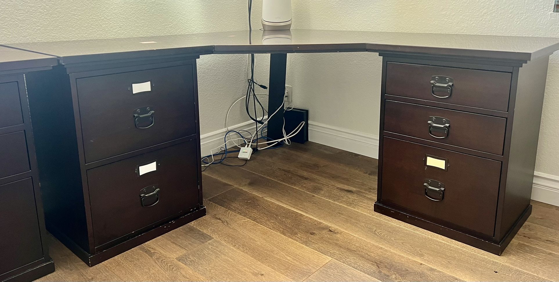Pottery Barn Bedford corner desk