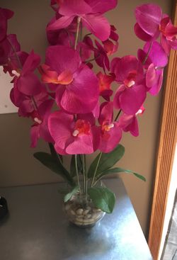 Pink/purple plant decor