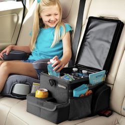 High Road CarHop Car Seat Organizer w/ Cup Holders, Side Pockets, Cooler