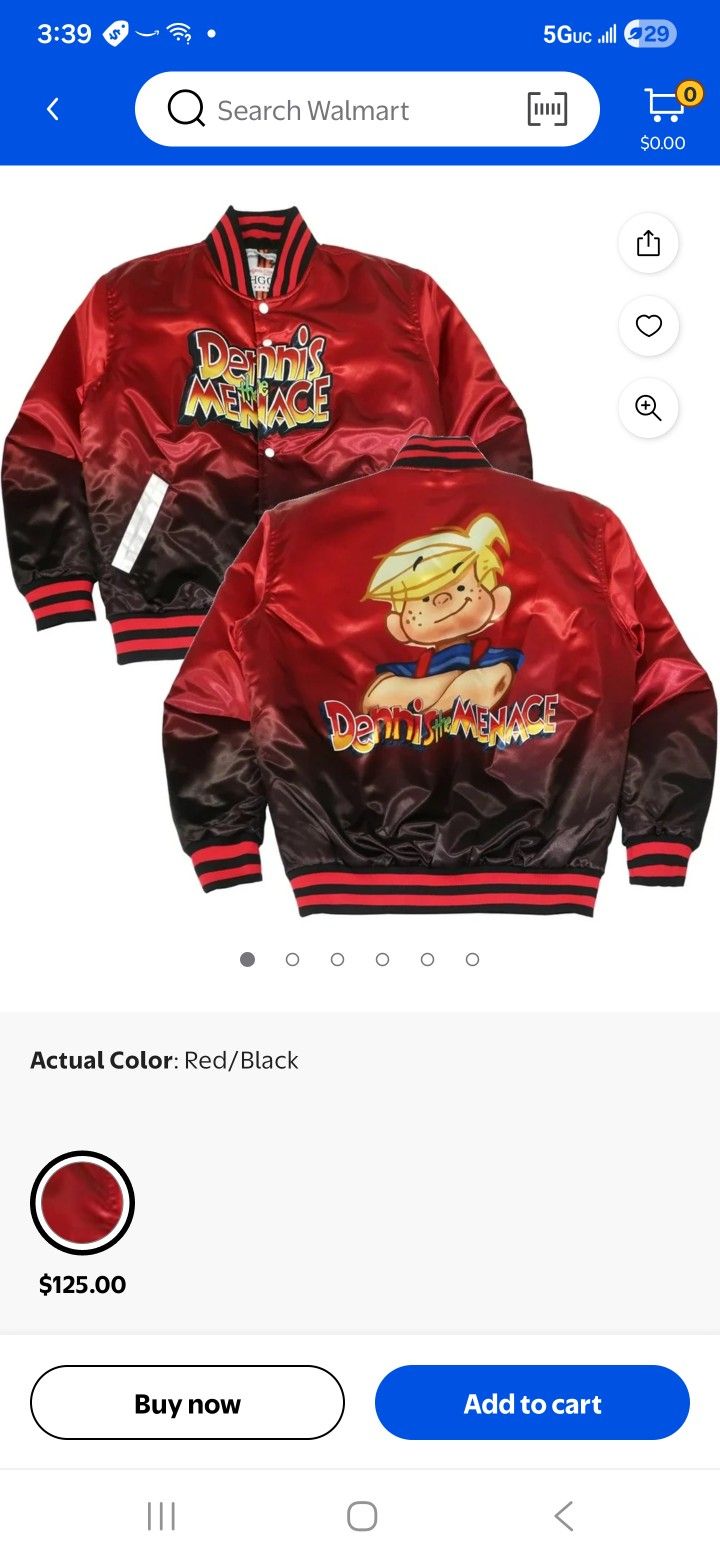 Dennis The Menace Satin Jacket.