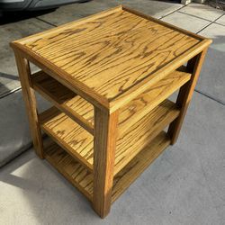 Wooden Table Shelf 