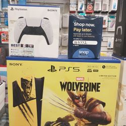 🔥 PS5 Wolverine Limited Edition Console Bundle + Controller | Financing Available!
