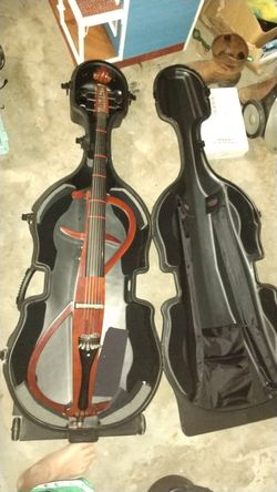 Stagg electric 6 string cello for sale.Great condition.sorry no bow. Comes with hard shell carrying case