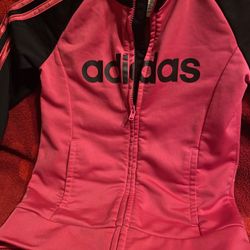 Original Pre-Love Adidas Little Girls Jacket Size 4