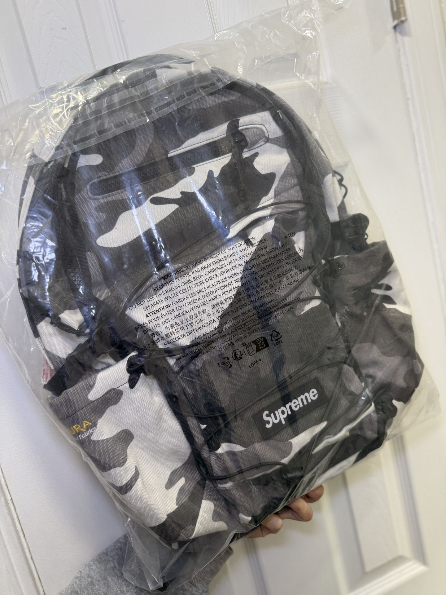 Supreme SS25 Snow Camo Backpack
