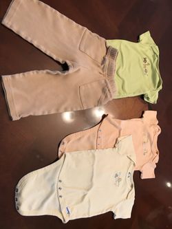 Baby onesies with pants set Gerber size 6-9 months