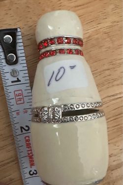 Porcelain Hinged Trinket Box Bowling Pin