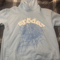 Blue Spider Web Hoodie 