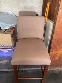Fabric barstools