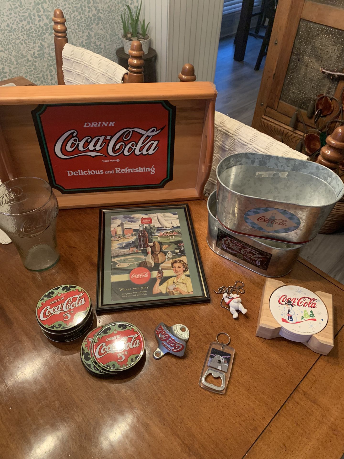 Assorted Coca Cola Collectibles 