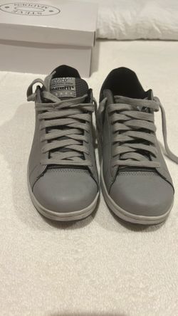 Skechers Leather Too Gray Tennis Shies Brand New