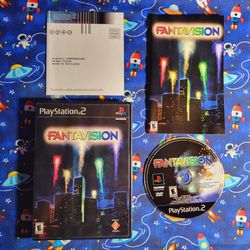 Fantavision Complete W Registration Card Sony PlayStation 2 PS2