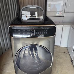 Samsung Dark Grey FlexWash & FlexDry. These are two separate completely separate units 