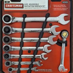 Craftsman 8-Pc Reversible Ratcheting Wrench Set