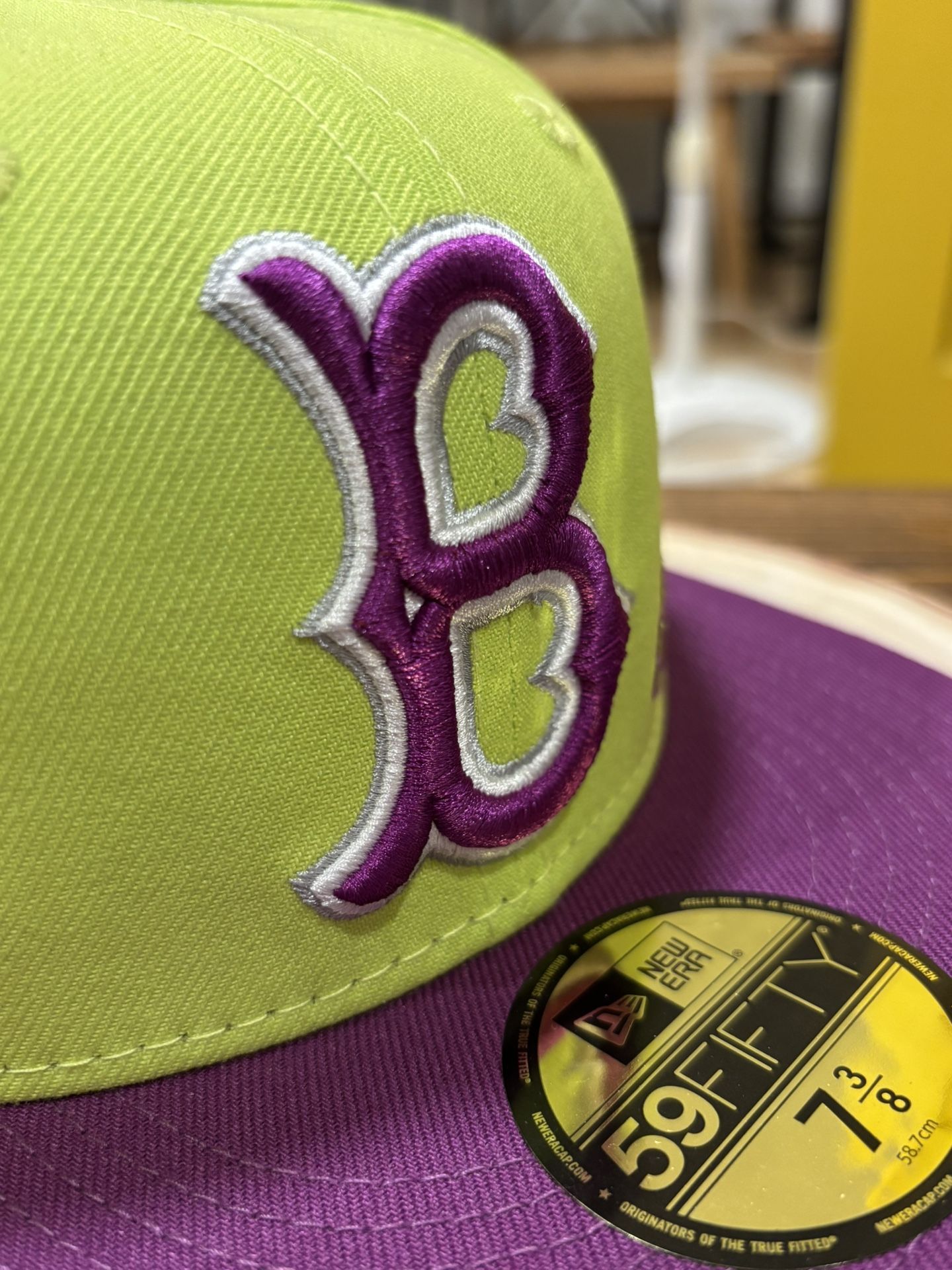 New Era Los Angeles LA Dodgers Big League Chew Sour Apple Hat 7 3 