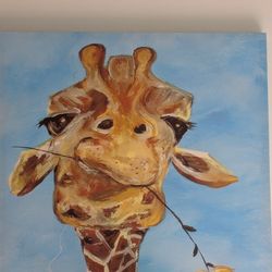 Canvas Art Giraffe 