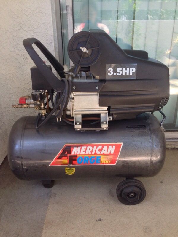 American forge pro 3.5 hp air compressor