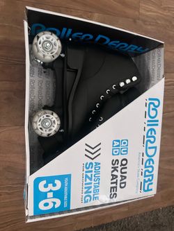 Roller derby adjustable skates size 3-6