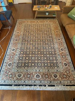 Handmade Wool Rug Afghan 6’x9’