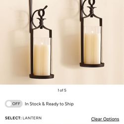 Potterybarn Lanterns NEW Never Been Used