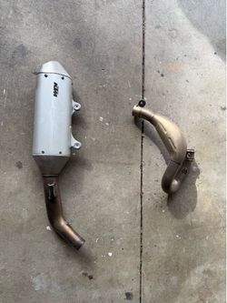 2022 KTM 450sx-f stock exhaust pipe