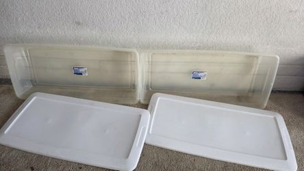 Storage Conatainers (2), Under Bed