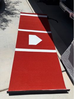 Brand New Baseball Turf Mat Runner 4’ x 10’ – Non-Slip Rubber Backing