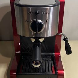 KLARSTEIN Passionata 6 Cup Espresso, Cappuccino and Steam Frother Machine