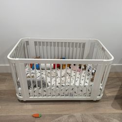 Convertible Crib - Mini Crib/Full Size Crib/Toddler Bed