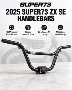Like new Super73 ZX SE OEM Handlebars 2025
