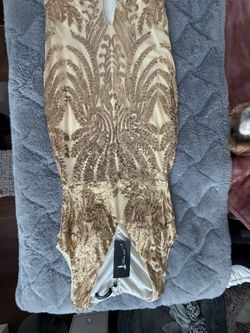 Formal/fancy gold dress