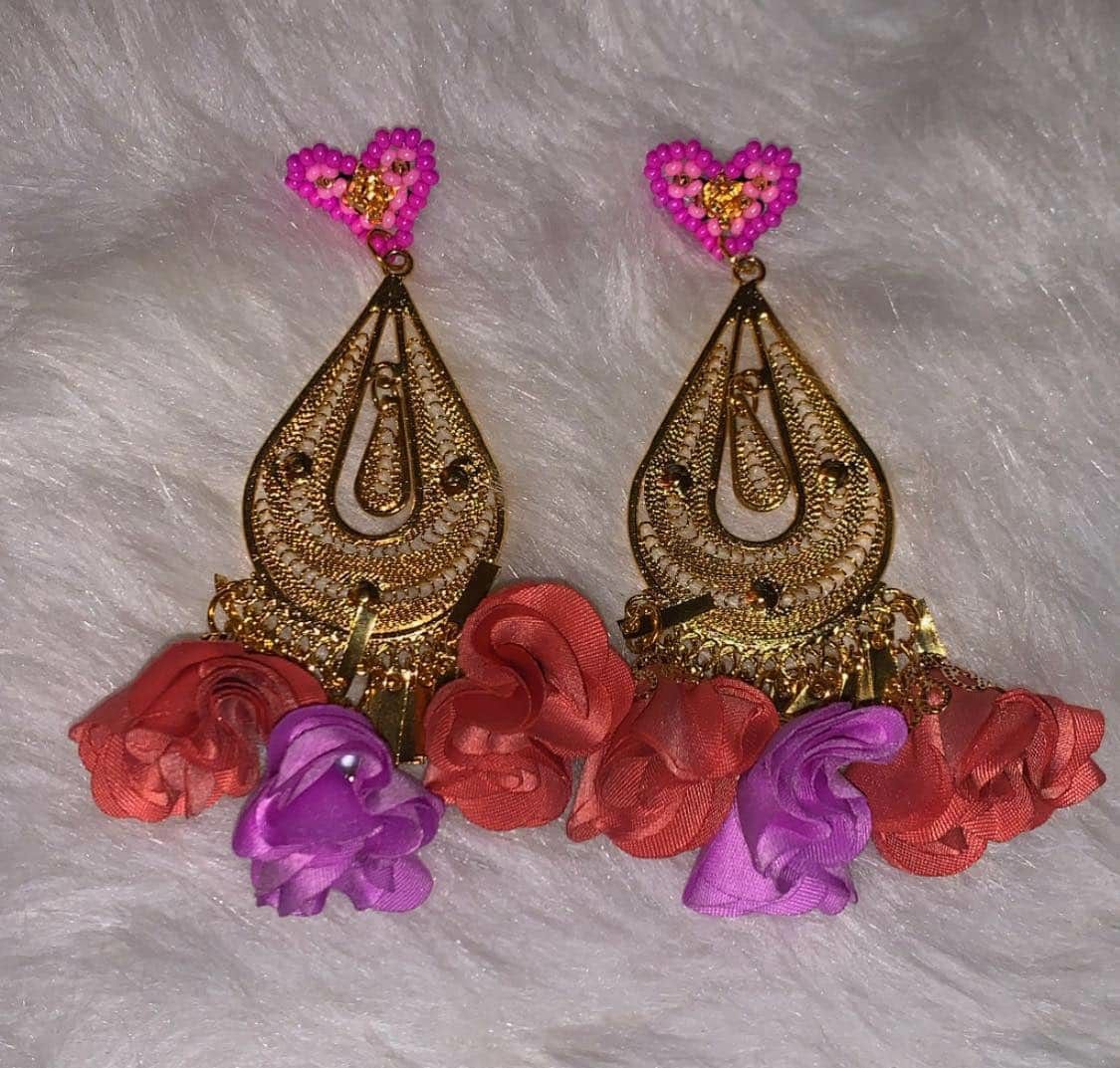 Aretes de filigrana , hechos a mano!