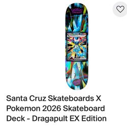 Pokémon x Santa Cruz Skateboard Decks Set of 2