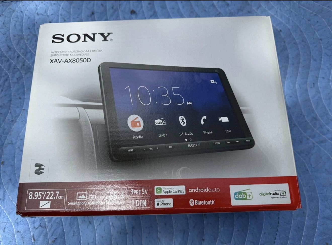 Sony XAV-AX8050D CarPlay/Android Auto Media Receiver