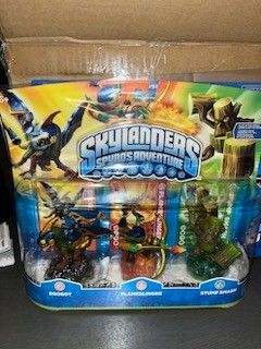 Skylanders Spyro's Adventure Triple Pack: Drobot, Flameslinger, Stump Smash
