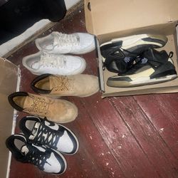 4 Pair Of Shoes 