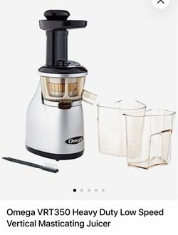 Omega VRT350 Heavy Duty Low Speed vertical masticating juicer