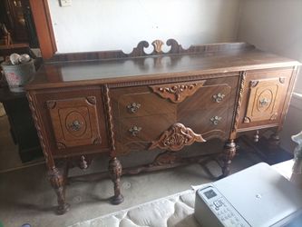 Jacobean Revival style sideboard buffet