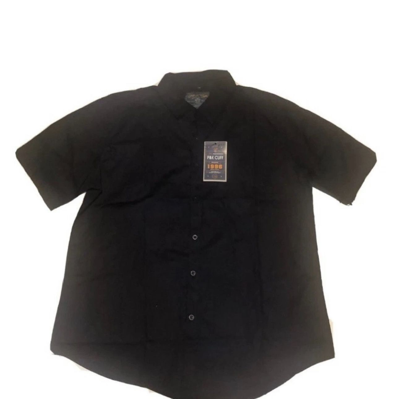 P & K Cuff Sz M Men Button Down Shirt
