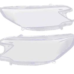 Pair Headlight Headlamp Lens Cover For 2012 2013 2014 Honda CRV