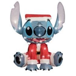 NEW Stitch Christmas Light-Up Yard Decoration