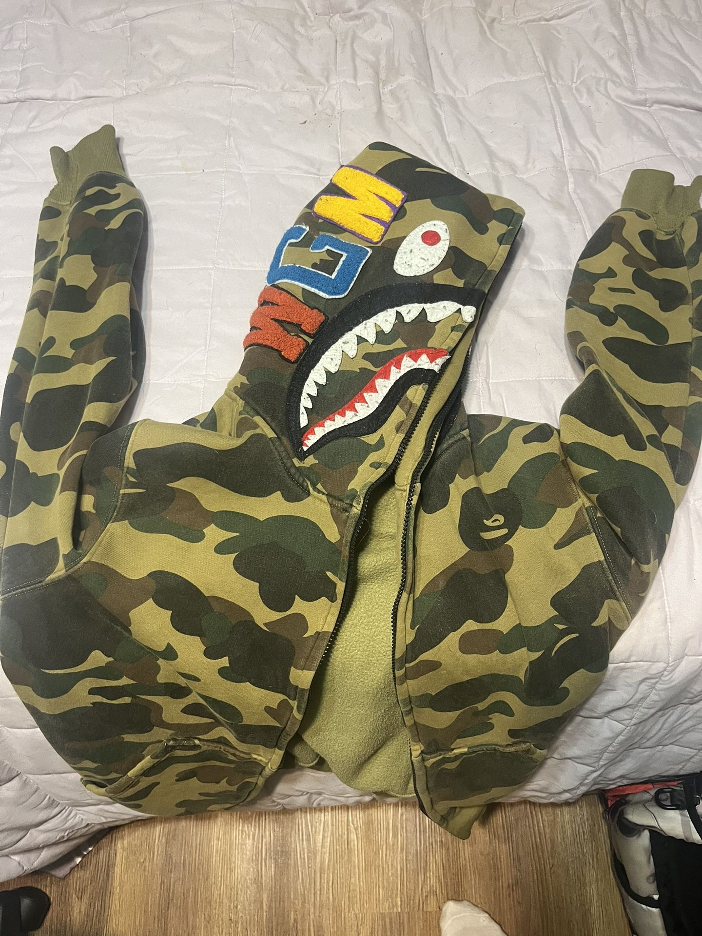 Medium Green Bape Hoodie ( Need Gone ASAP )