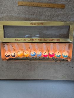 Vintage Genuine Italian Miniature Lites String Lights