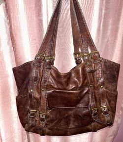 Vintage Brown Buckle Kooba Bag
