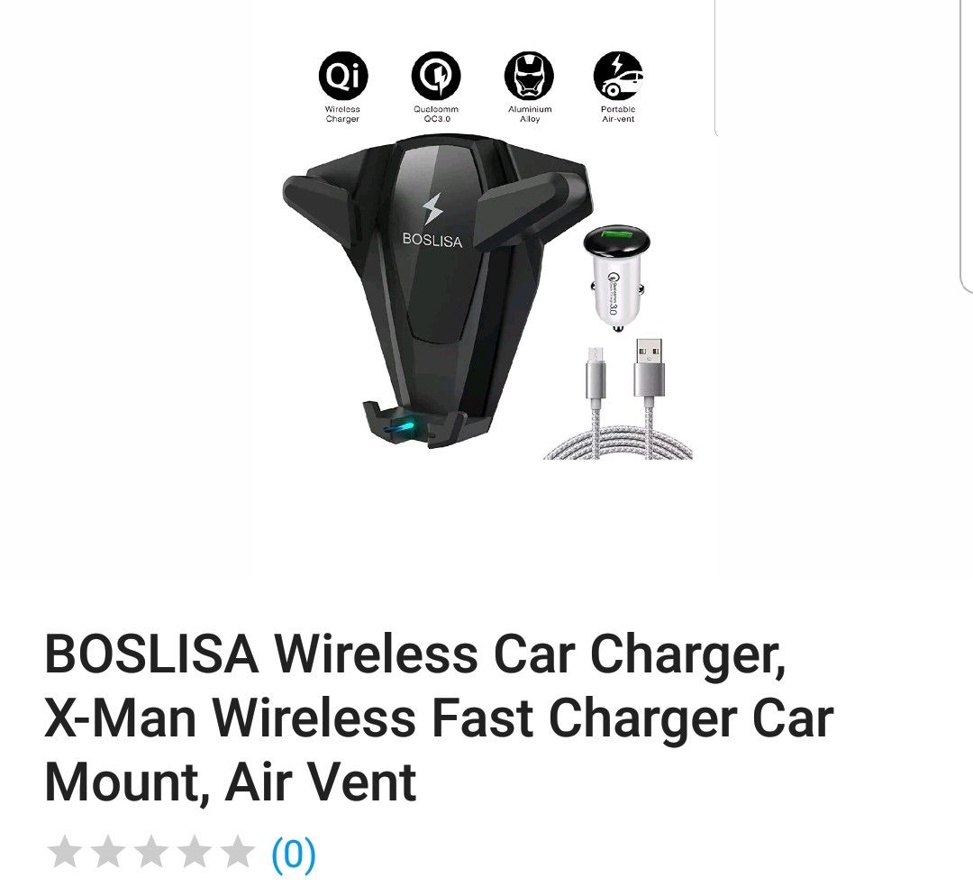 Boslisa xman fast wireless charger