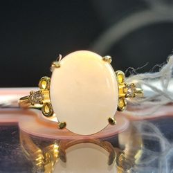 Natural Burmese Jadeite Rings - Pinkish