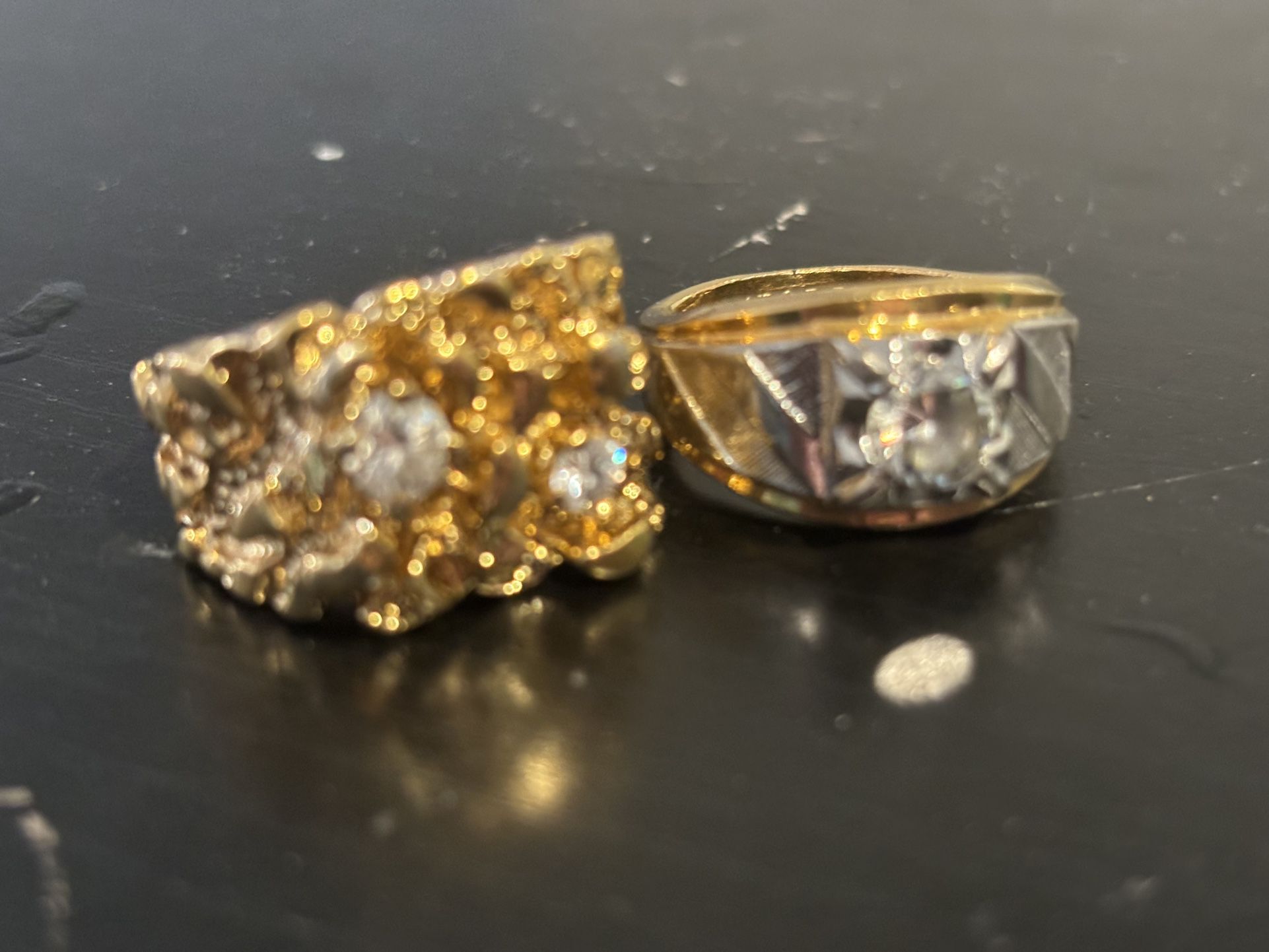 Two 14k Gold Rings 