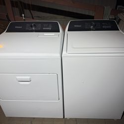 Whirlpool Washer And Dryer Set White Electric