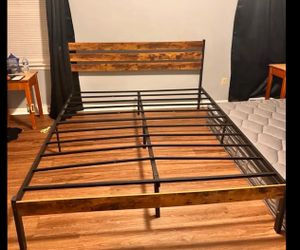 Brand new full bed frame with headboard