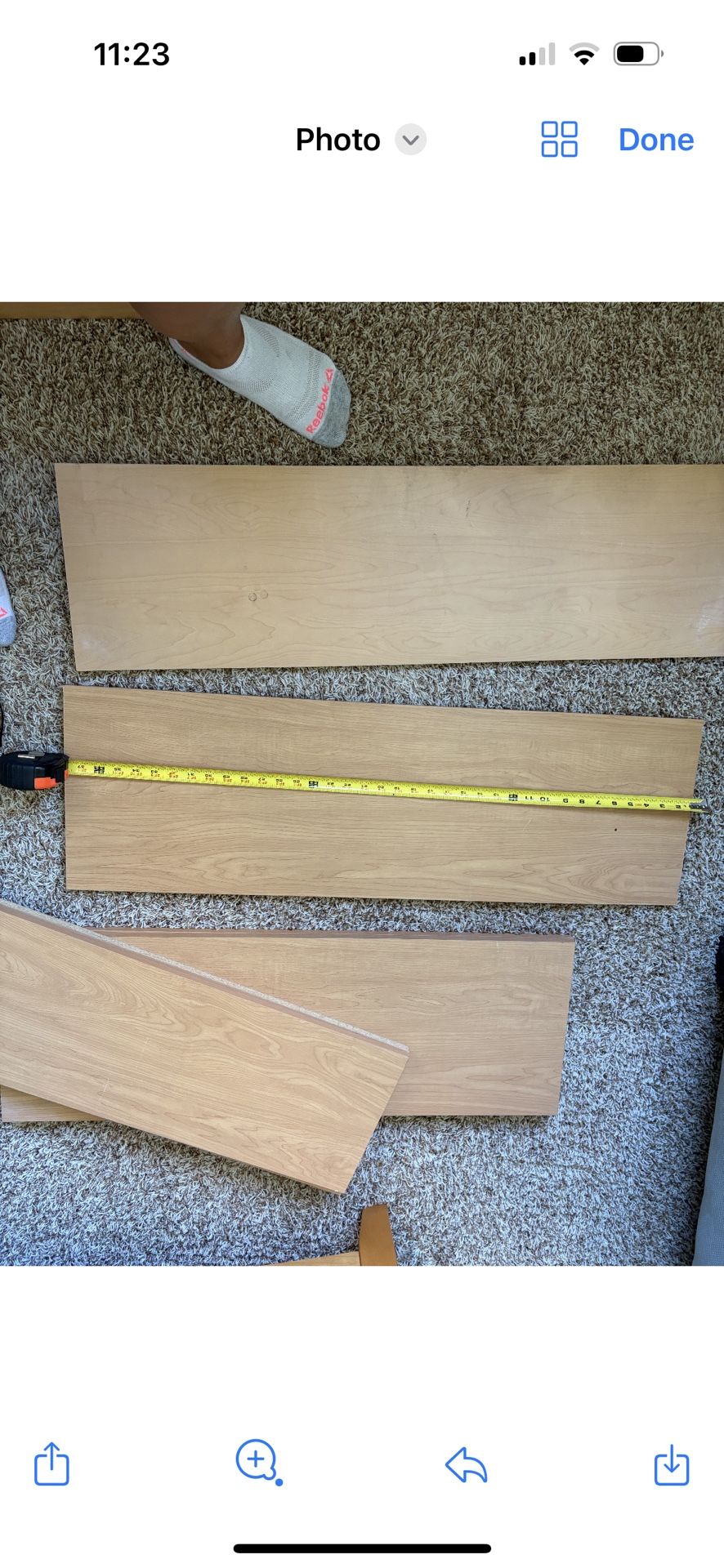 Shelves 37 Inches X 10 Inches Wide